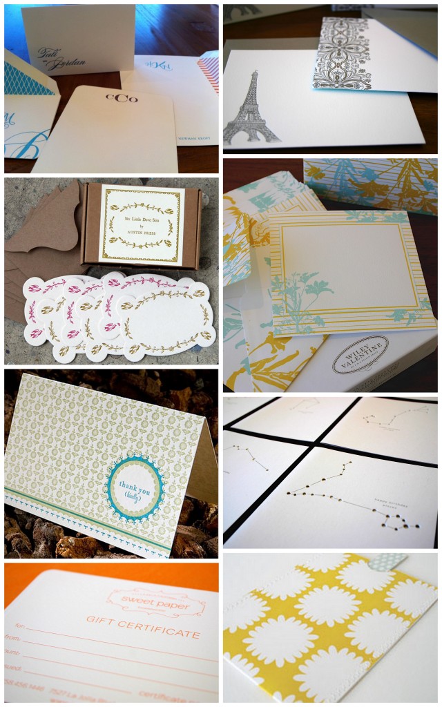 Gift Guide, for the Love of Paper. Sweet Paper